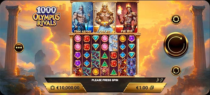 Слот 1000 Olympus Rivals — грати онлайн безкоштовно та на гроші game