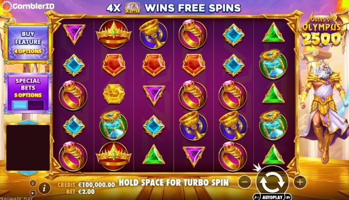 Гральний автомат Gates of Olympus 2500 — грати в демо та на гроші game