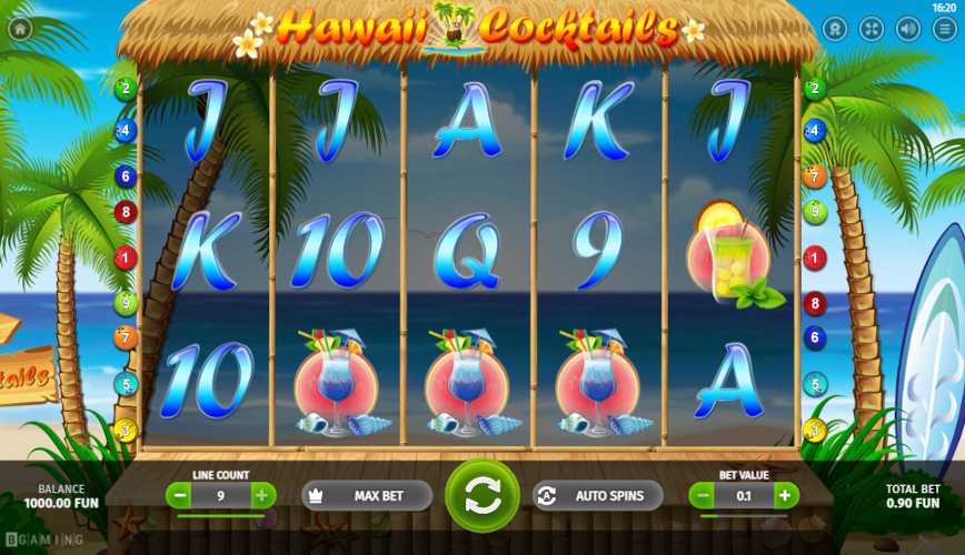 Ігровий автомат Hawaii Cocktails — грати безкоштовно та на гроші game