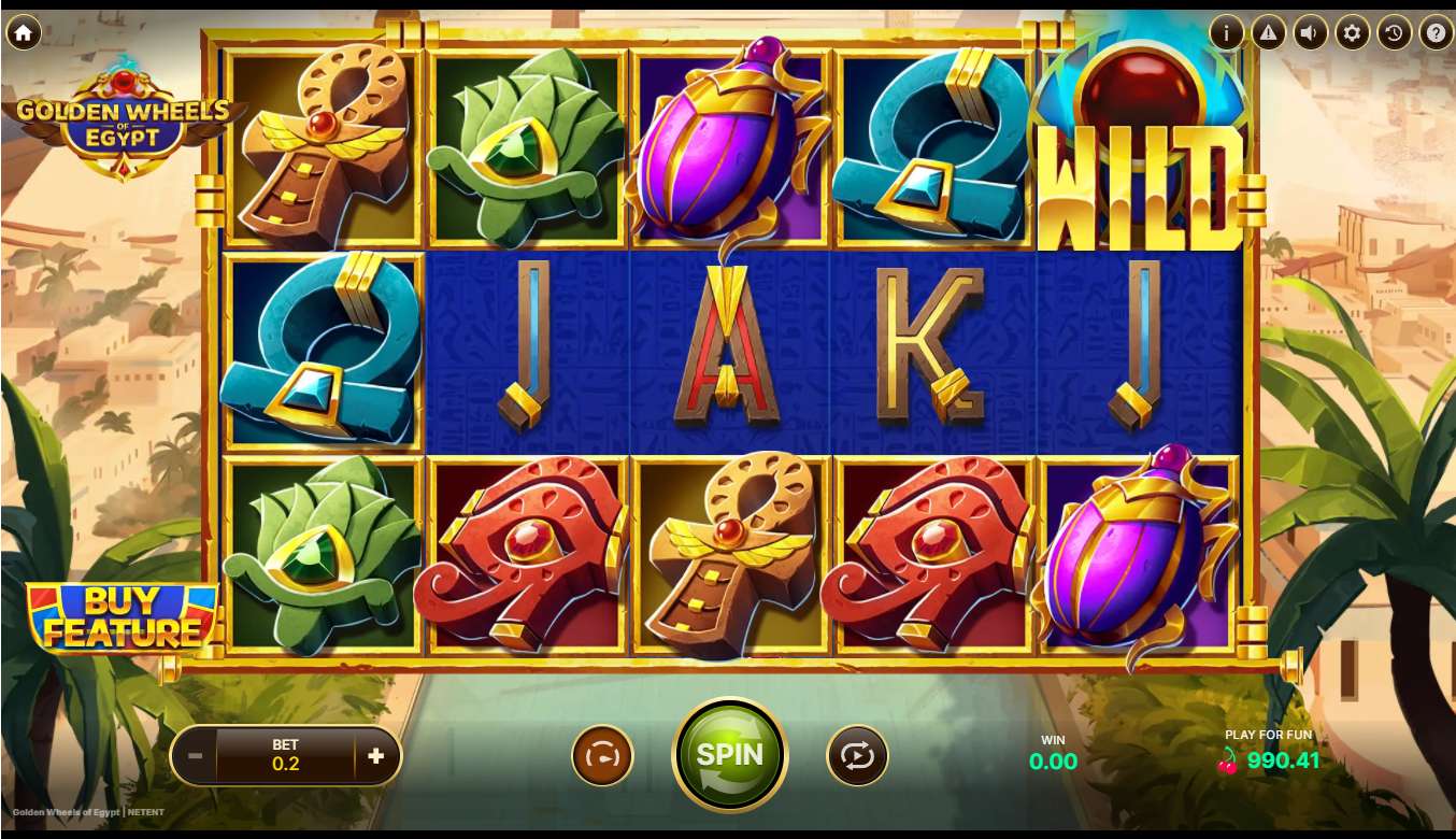 Слот Golden Wheels of Egypt — играть бесплатно в демо и на деньги game